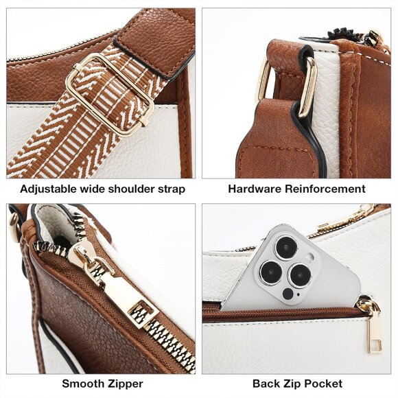 Fashionable and Practical Faux Leather Bag with Adjustable Carrying Options - Picture 6 of 7